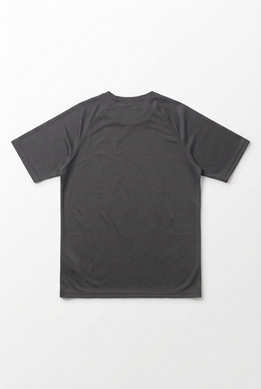 Charcoal-grey T-shirt back