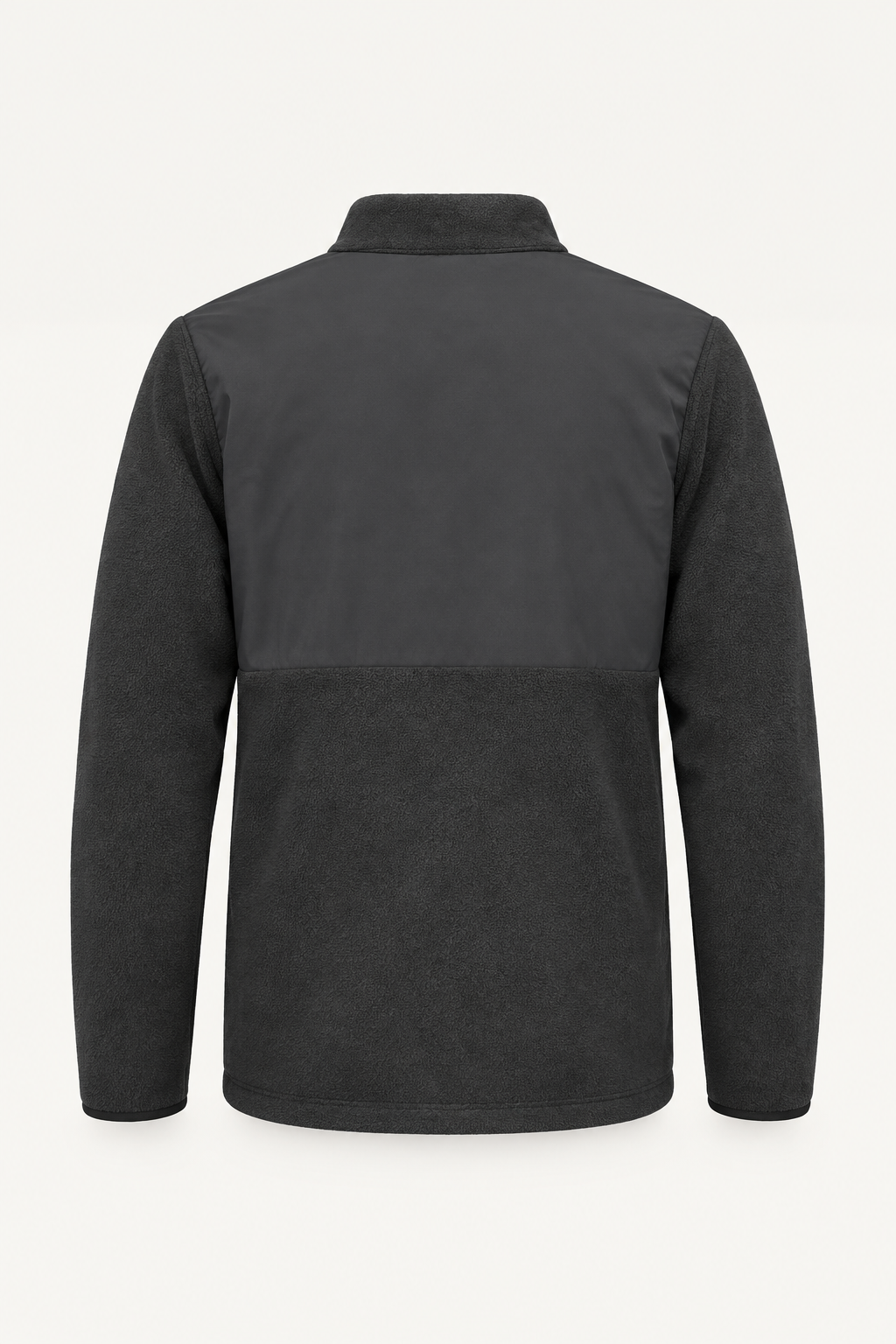 Dark jacket back view